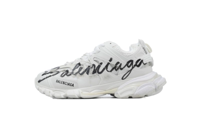 Balenciaga Track Signature Sneaker White 542023WTRHW9010 01