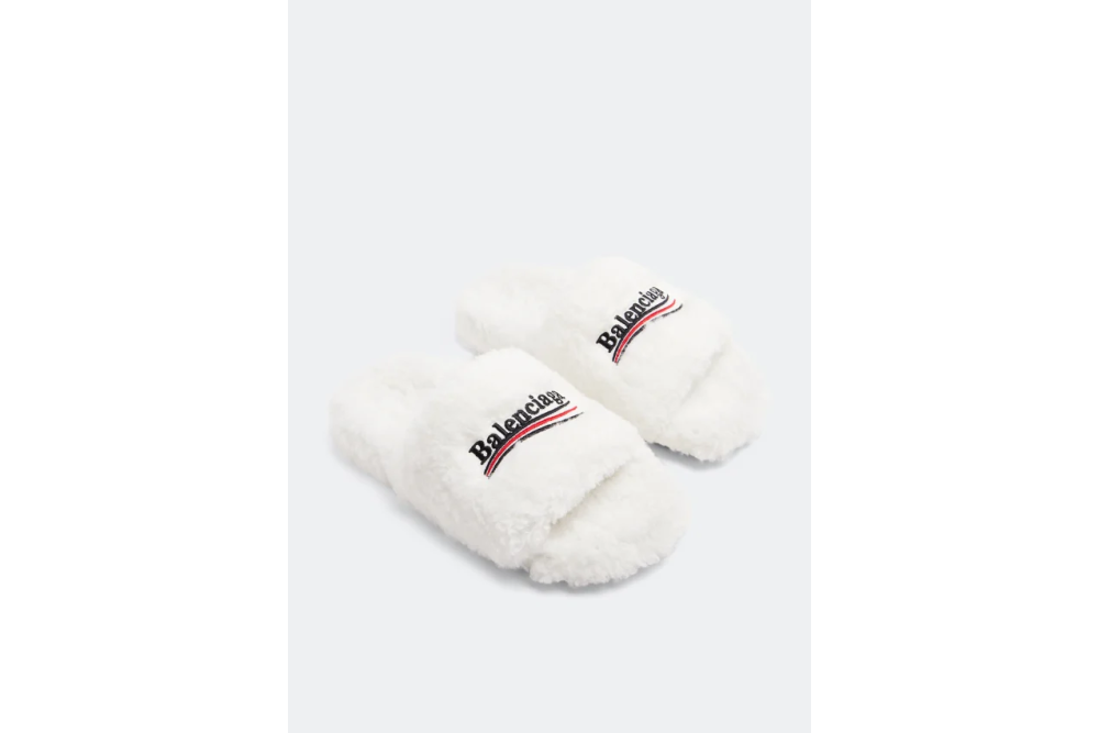 Balenciaga Furry Slides