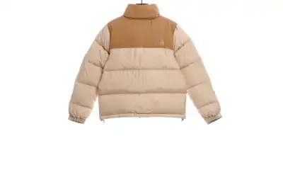 The North Face Eco Nuptse Puffer Jacket Brown Beige 02