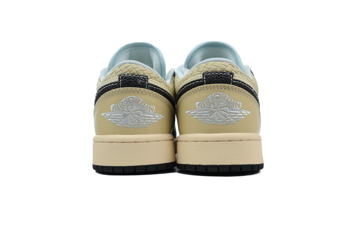 Jordan 1 Low SE Coconut Milk Black Muslin HQ3437-101