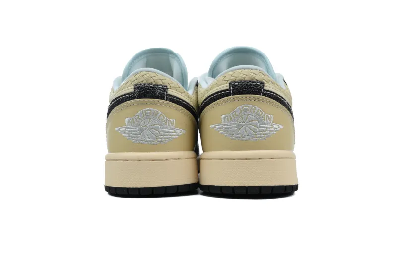 Jordan 1 Low SE Coconut Milk Black Muslin HQ3437-101