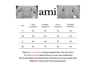 AMI PARiS Heart Sweater Grey 02