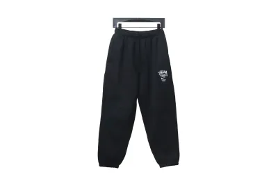 Nike x Stussy International Sweatpants Heather Black 01