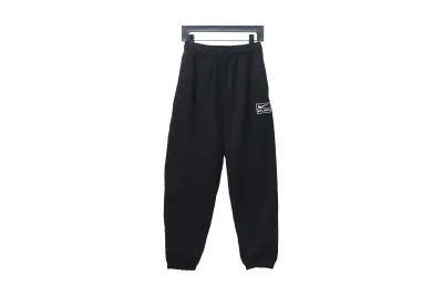 Nike x Stussy Washed Sweatpants Black 01