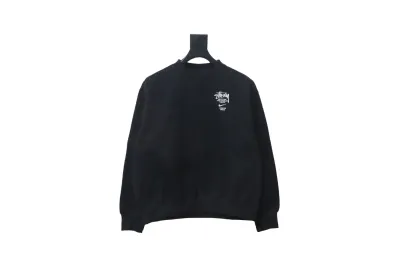 Nike x Stussy International Crewneck Sweatshirt Black 01