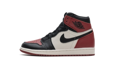  Air Jordan 1 Retro High Bred Toe Reps Sneaker 555088-610 01