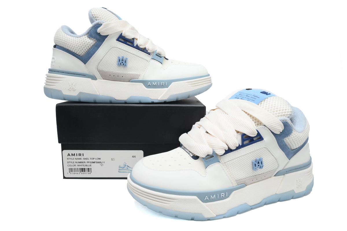 AMIRI MA-1 White Blue Reps Sneaker SS23MFS012-123