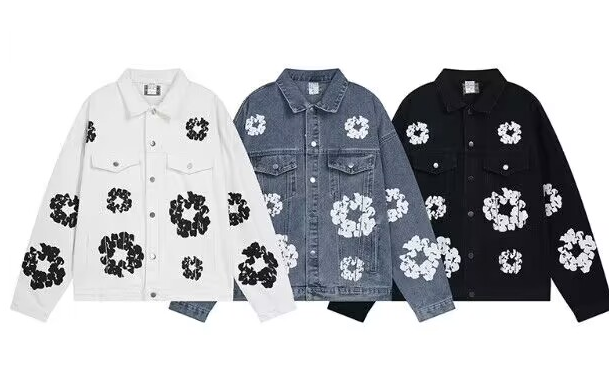 Denim Tears Jacket Black/Light Blue/White/Navy