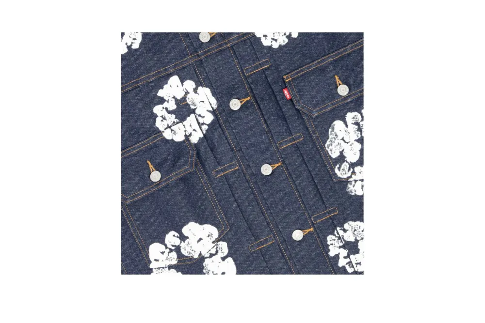 Denim Tears Jacket Black/Light Blue/White/Navy