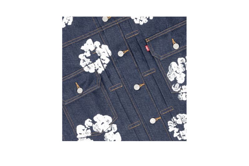 Denim Tears Jacket Black/Light Blue/White/Navy