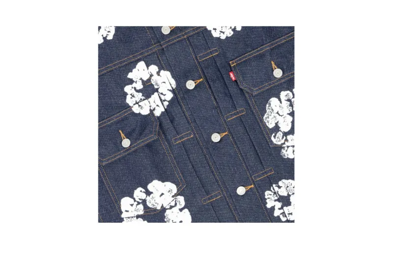 Denim Tears Jacket Black/Light Blue/White/Navy