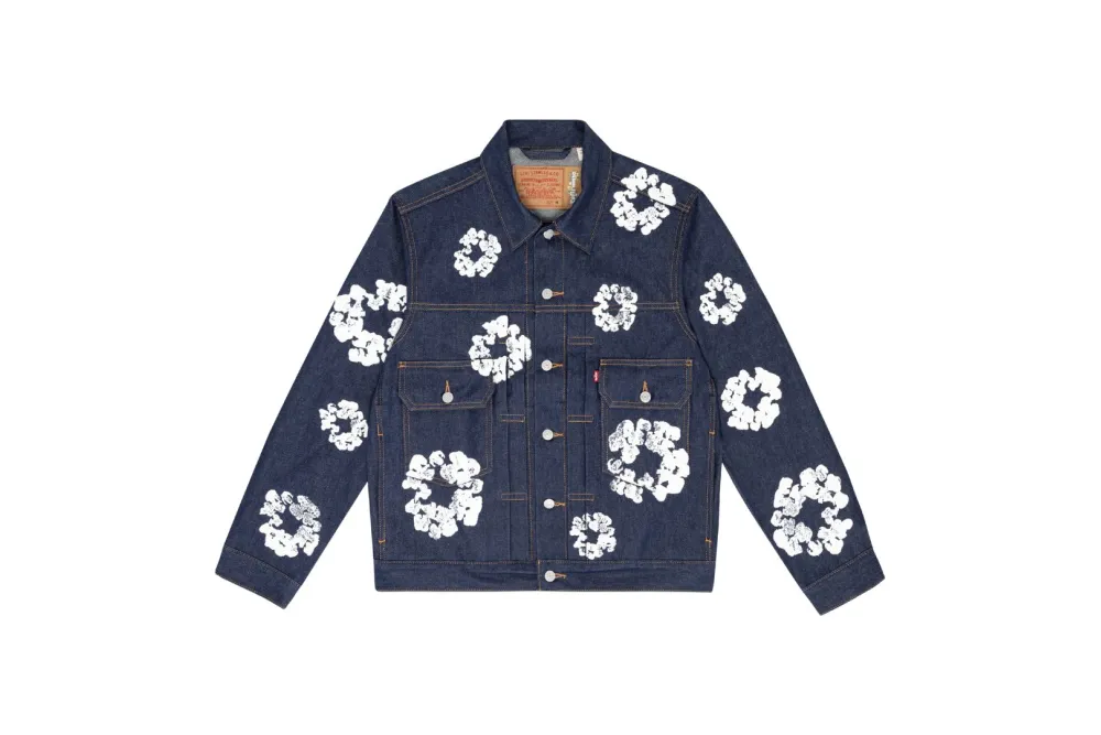 Denim Tears Jacket Black/Light Blue/White/Navy