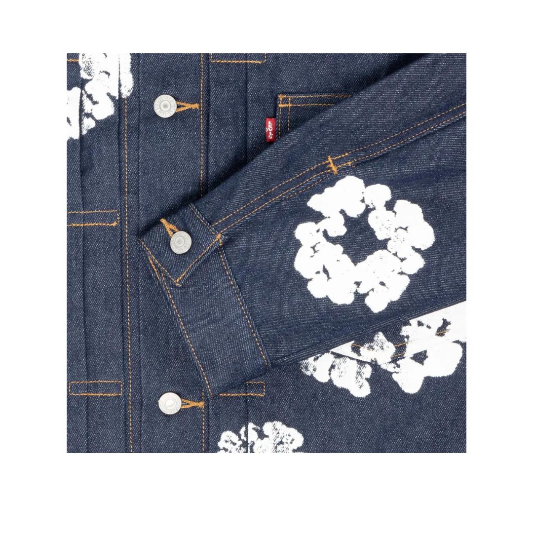 Denim Tears Jacket Black/Light Blue/White/Navy