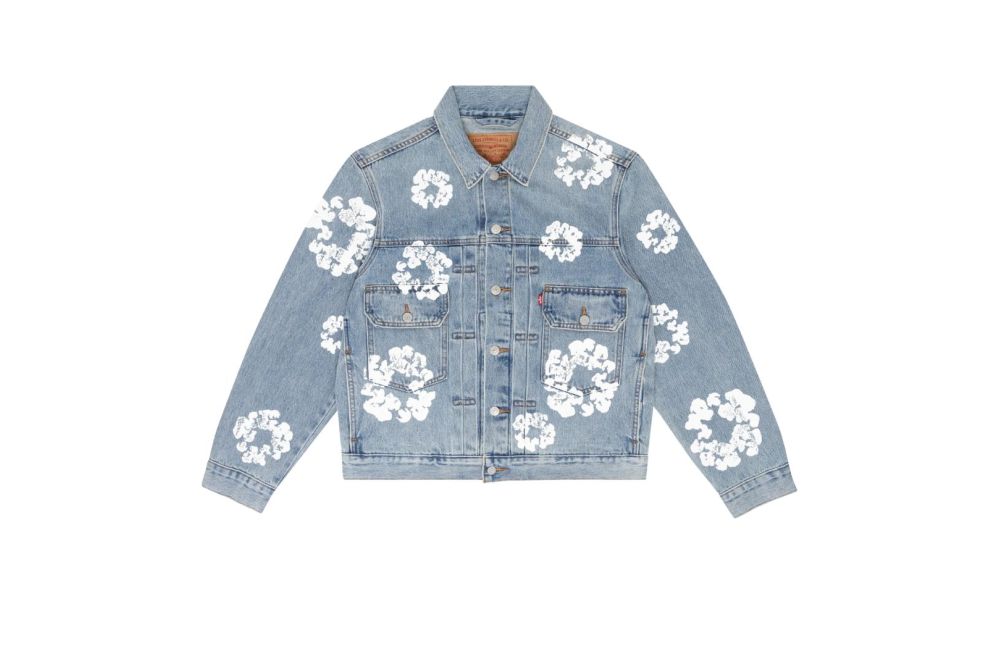 Denim Tears Jacket Black/Light Blue/White/Navy