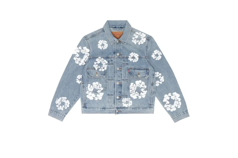 Denim Tears Jacket Black/Light Blue/White/Navy