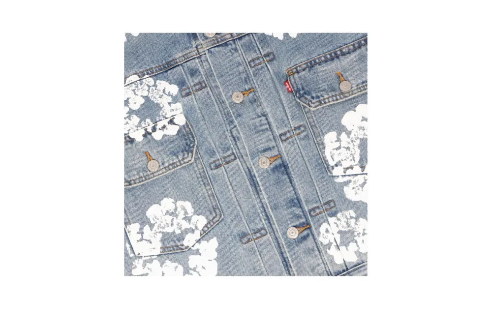 Denim Tears Jacket Black/Light Blue/White/Navy