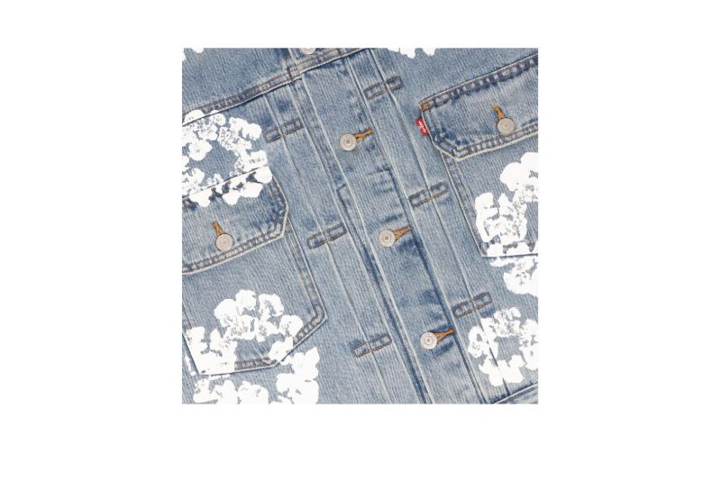 Denim Tears Jacket Black/Light Blue/White/Navy