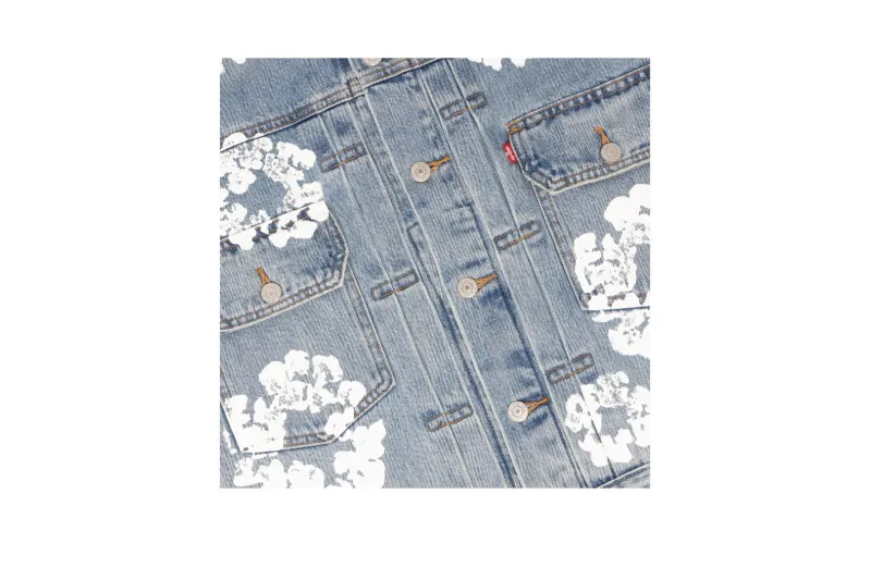 Denim Tears Jacket Black/Light Blue/White/Navy
