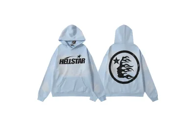Hellstar Uniform Hoodie Blue 01