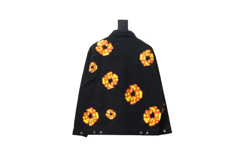 Offset x Tears Denim Jacket Black