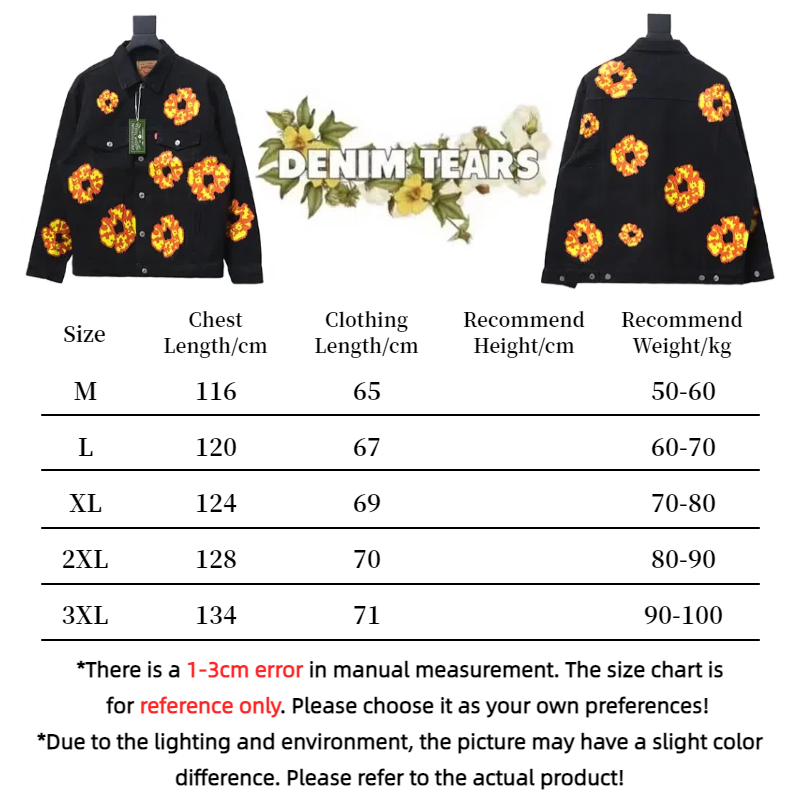 Offset x Tears Denim Jacket Black