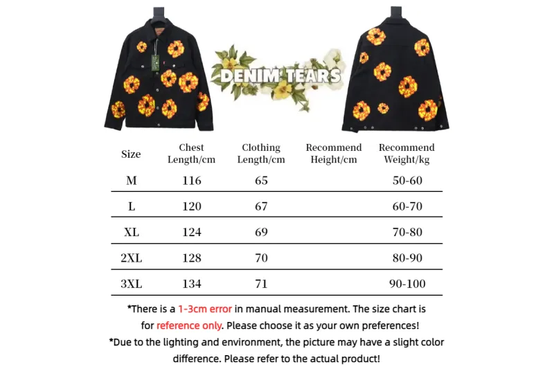 Offset x Tears Denim Jacket Black