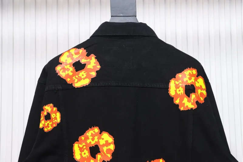 Offset x Tears Denim Jacket Black