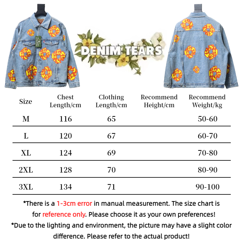 Offset x Tears Denim Jacket Light Blue