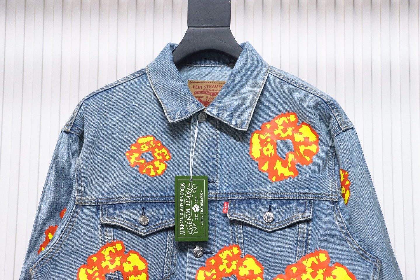Offset x Tears Denim Jacket Light Blue