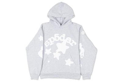 Sp5der Beluga Hoodie Heather Grey 01