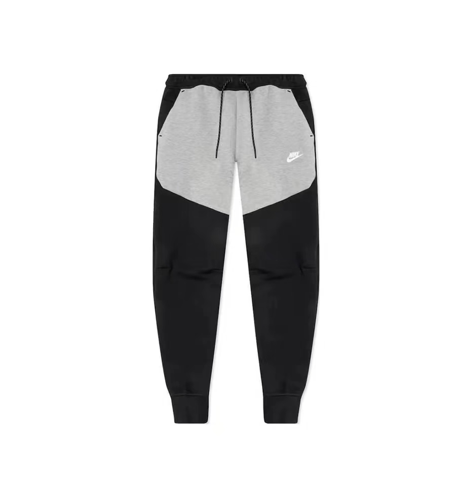 Nike Sportswear Tech Fleece Full Zip Hoodie & Joggers Set Black/Dark Grey Heather/White