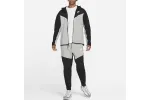 Nike Sportswear Tech Fleece Full Zip Hoodie & Joggers Set Black/Dark Grey Heather/White
