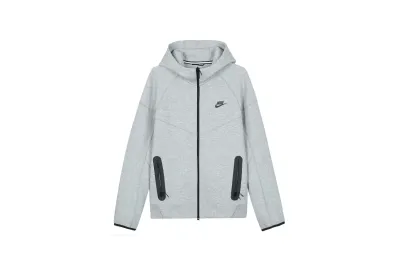 Nike Sportswear Tech Fleece Full-Zip Hoodie & Joggers Set Dark Heather Grey/Black 02
