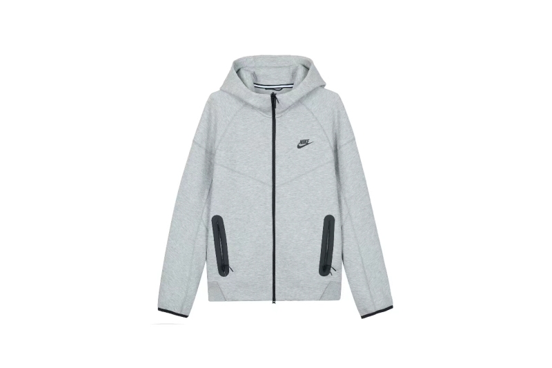 Nike Sportswear Tech Fleece Full-Zip Hoodie & Joggers Set Dark Heather Grey/Black