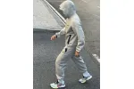 Nike Sportswear Tech Fleece Full-Zip Hoodie & Joggers Set Dark Heather Grey/Black