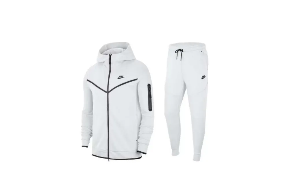 Nike Sportswear Tech Fleece Full-Zip Hoodie & Joggers Set Phantom Black