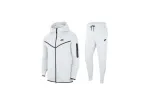 Nike Sportswear Tech Fleece Full-Zip Hoodie & Joggers Set Phantom Black