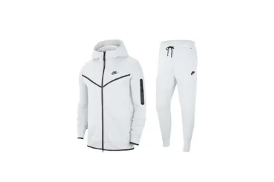 Nike Sportswear Tech Fleece Full-Zip Hoodie & Joggers Set Phantom Black 01