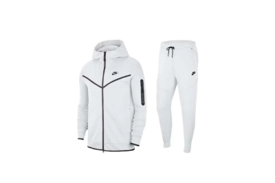 Nike Sportswear Tech Fleece Full-Zip Hoodie & Joggers Set Phantom Black 01