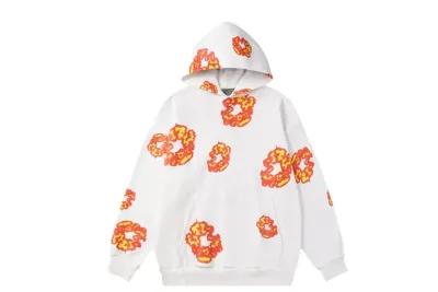 Denim Tears x Offset Wreath Hoodie White 01