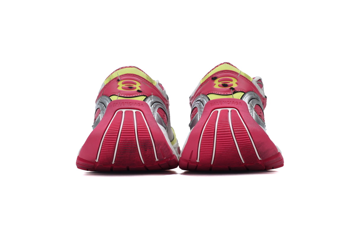 Balenciaga Stapler Sneaker White Red and Yellow 803682 W3ST4 9571