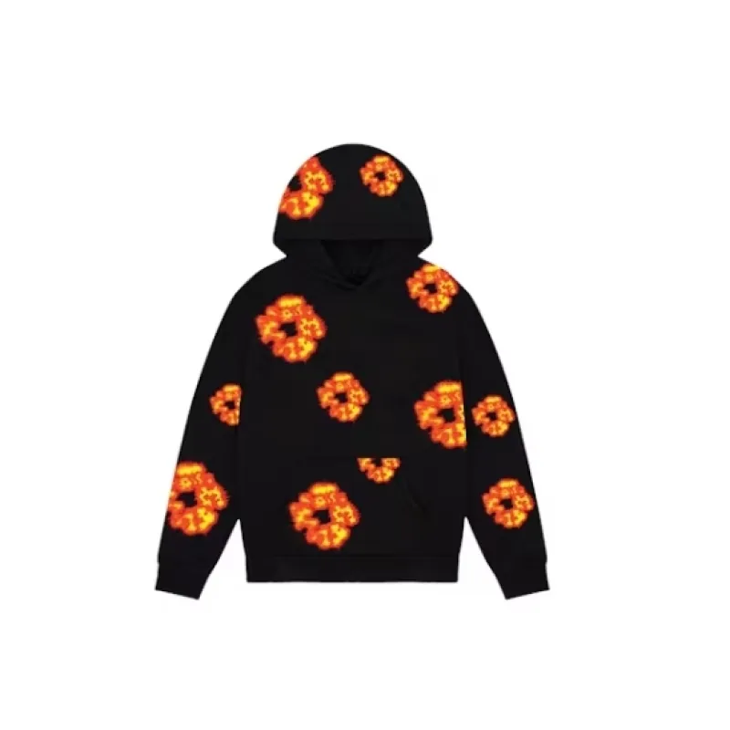 Denim Tears x Offset Wreath Hoodie Black