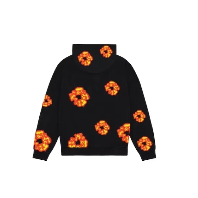 Denim Tears x Offset Wreath Hoodie Black