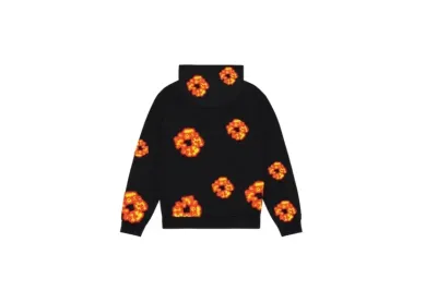 Denim Tears x Offset Wreath Hoodie Black 02