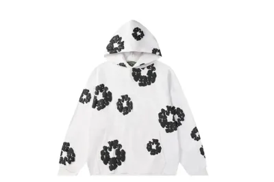 Denim Tears x Offset Wreath Hoodie White 02