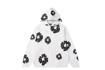 Denim Tears x Offset Wreath Hoodie White 02