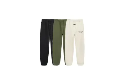 Fear of God Essentials Fleece Sweatpant Black/Military/Shell 01