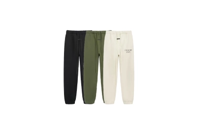 Fear of God Essentials Fleece Sweatpant Black/Military/Shell 01