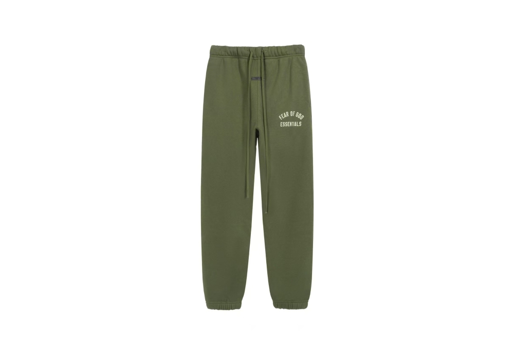 Fear of God Essentials Fleece Sweatpant Black/Military/Shell