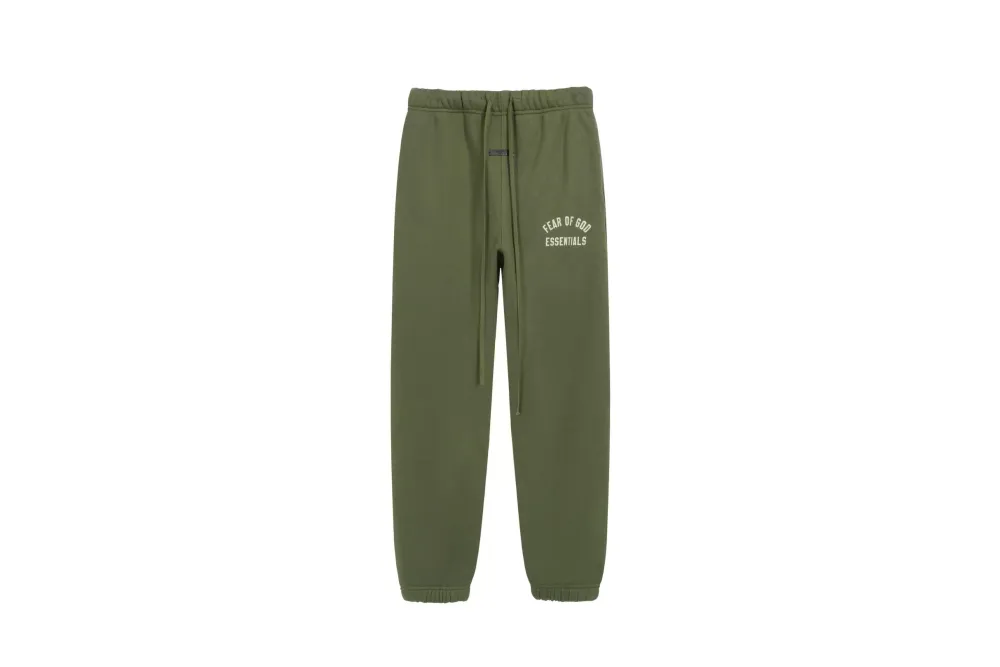 Fear of God Essentials Fleece Sweatpant Black/Military/Shell